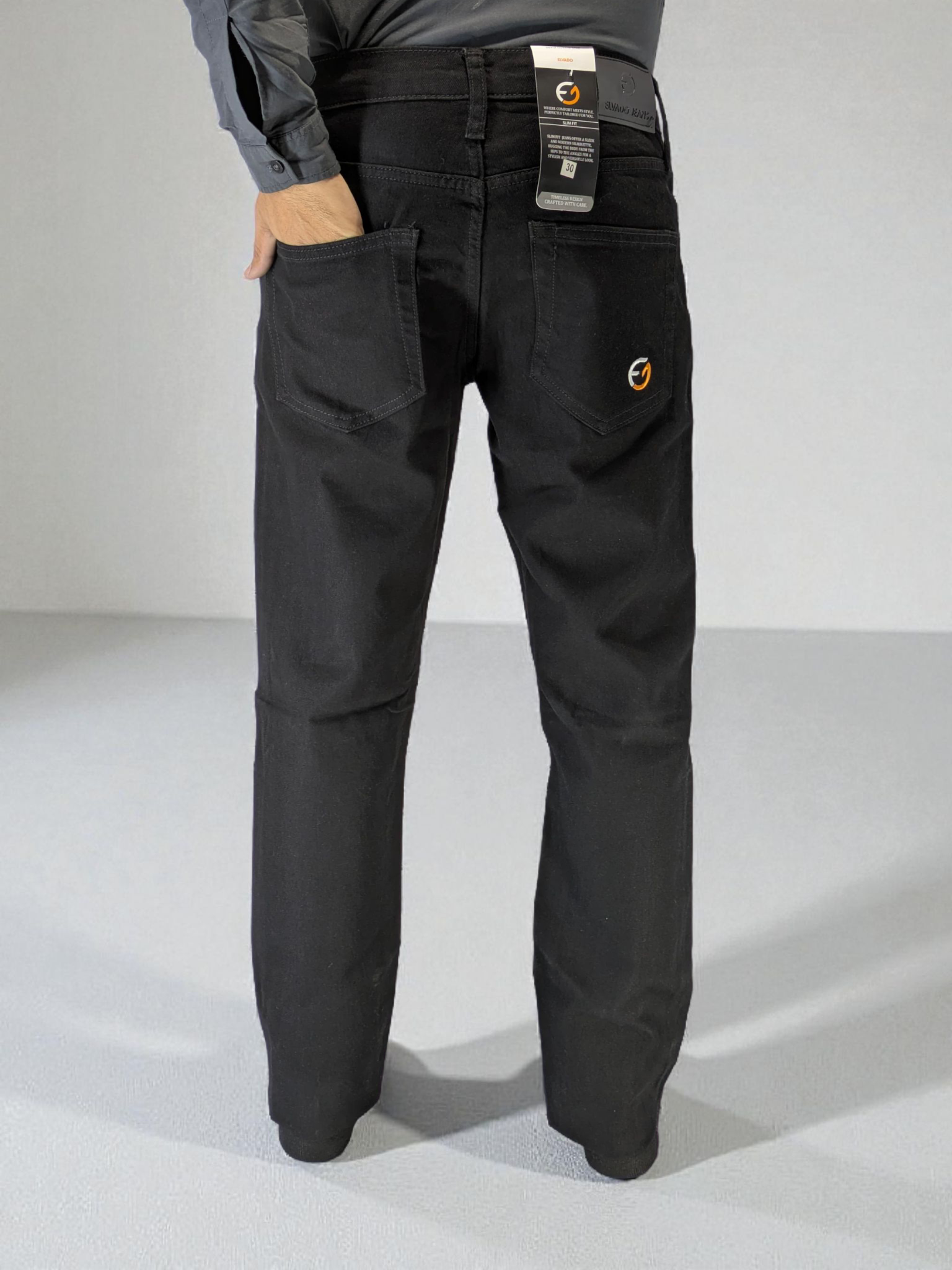`Premium Black Denim